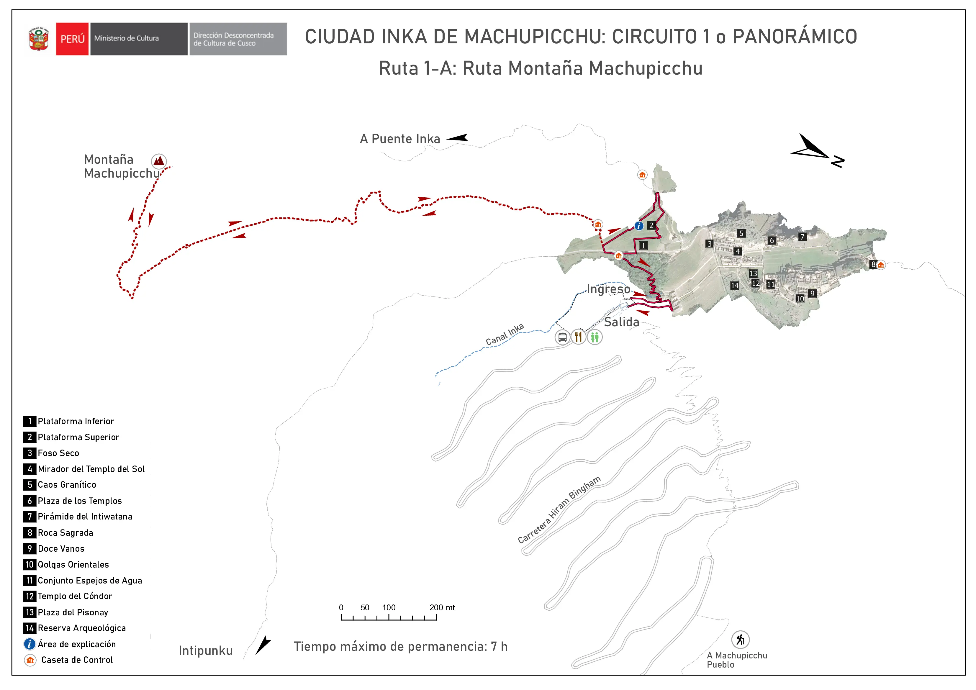 Route 1-A Machupicchu Mountain Route